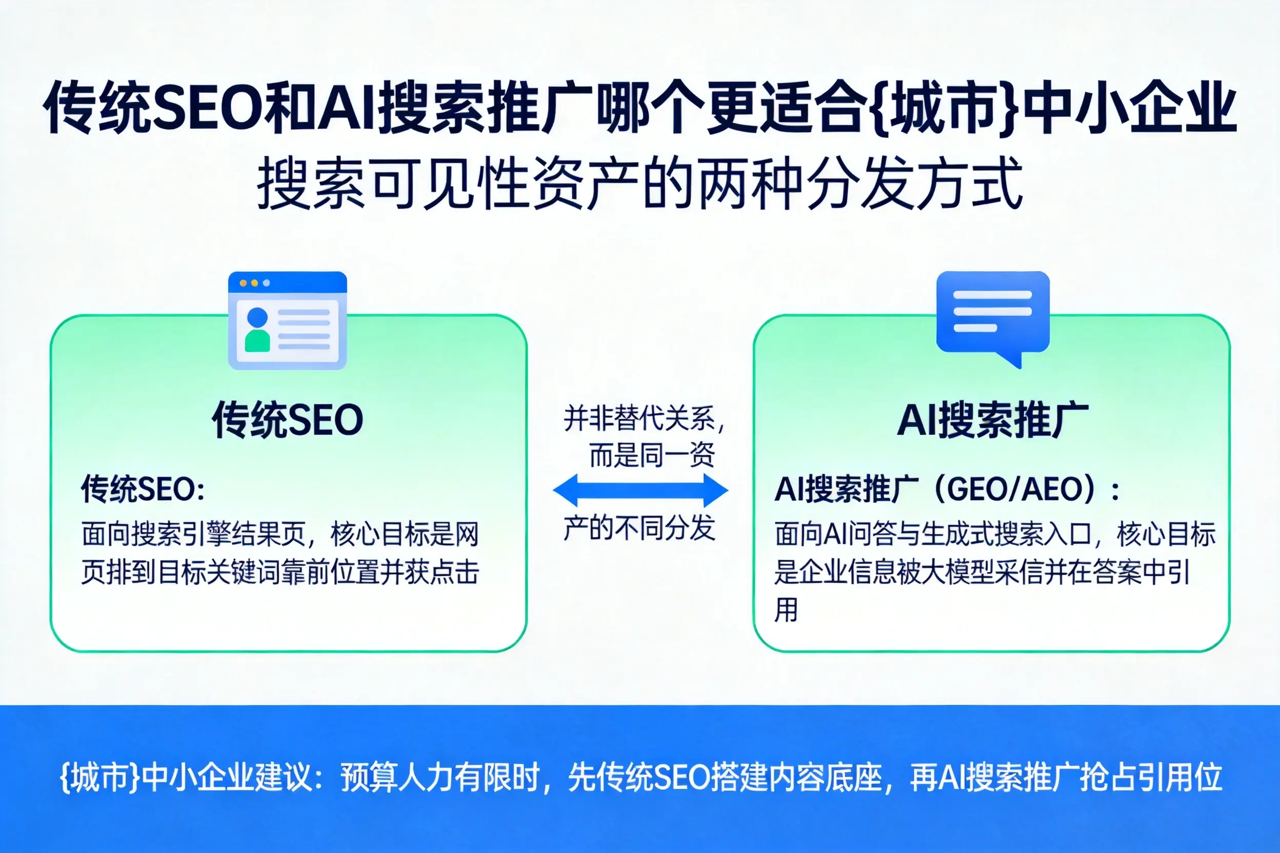 传统SEO和AI搜索推广哪个更适合达州中小企业