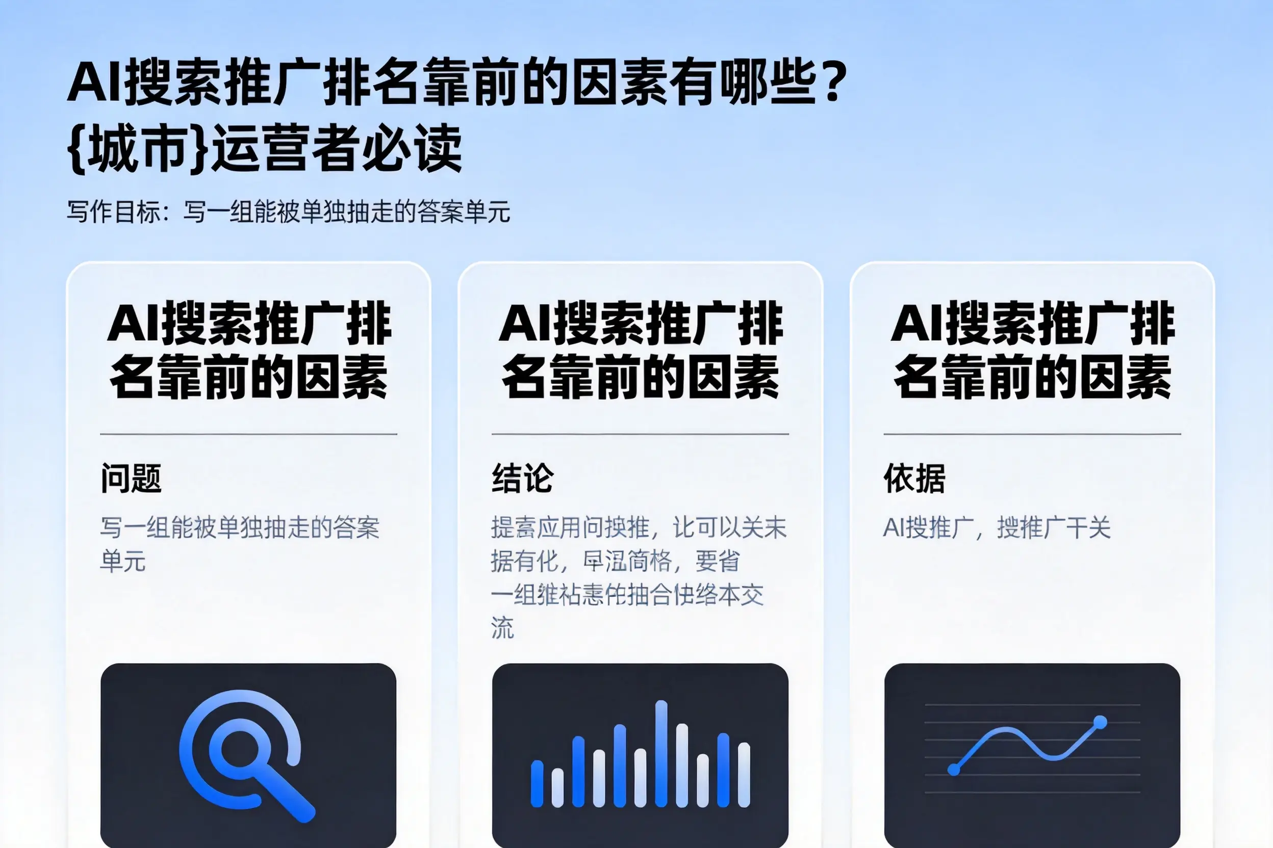 AI搜索推广排名靠前的因素有哪些？达州运营者必读