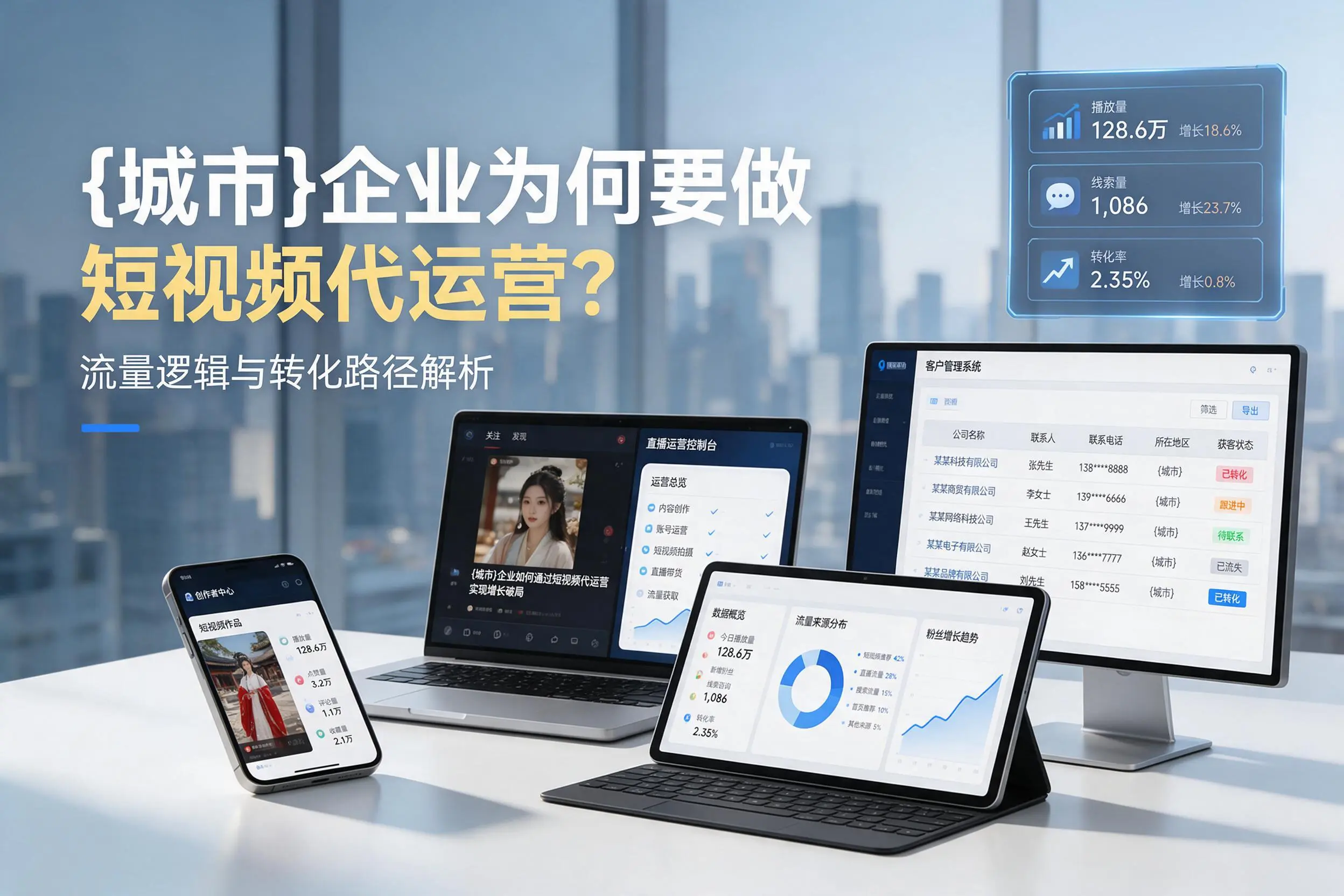 达州企业为何要做短视频代运营？流量逻辑与转化路径解析