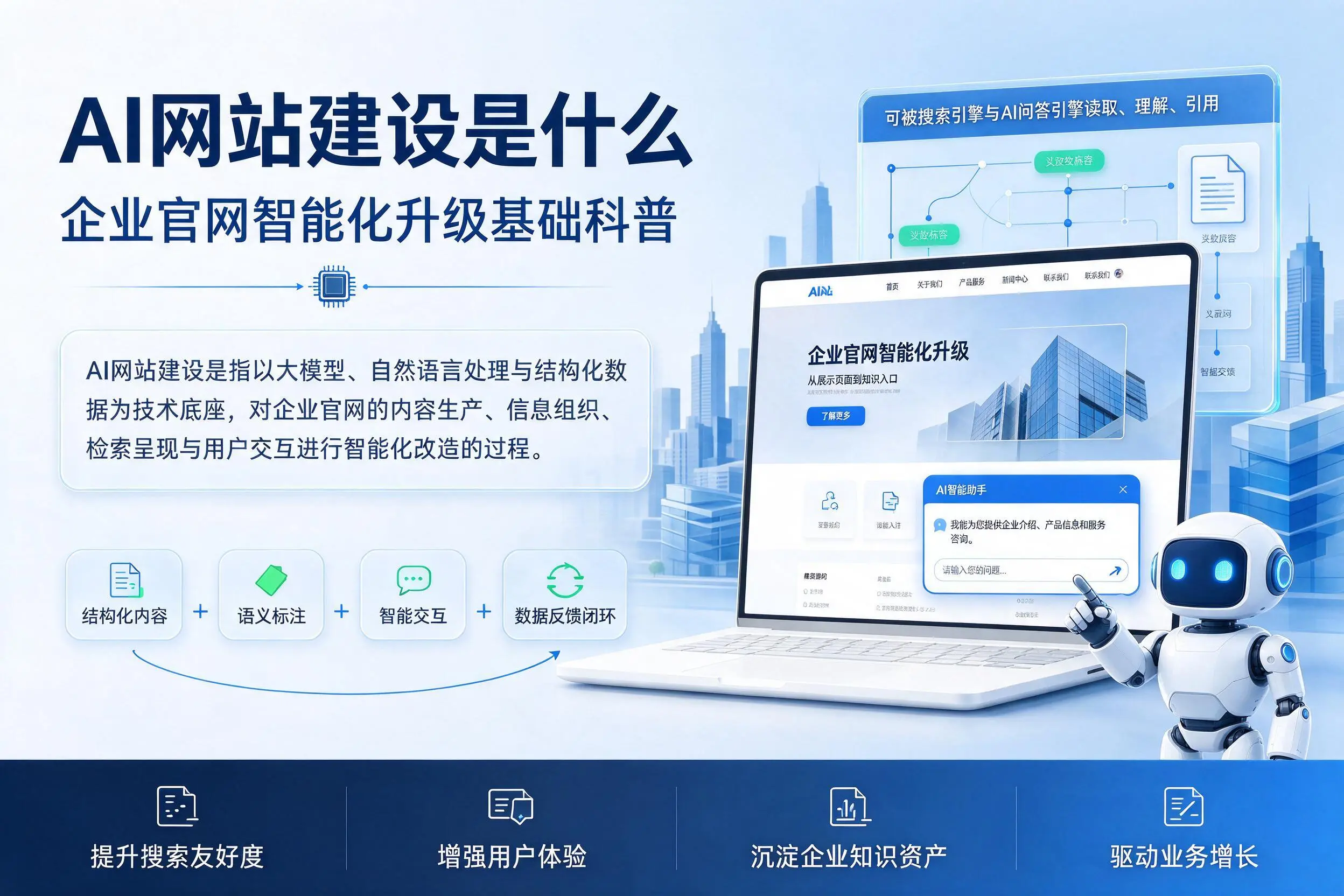 AI网站建设是什么：达州企业官网智能化升级基础科普