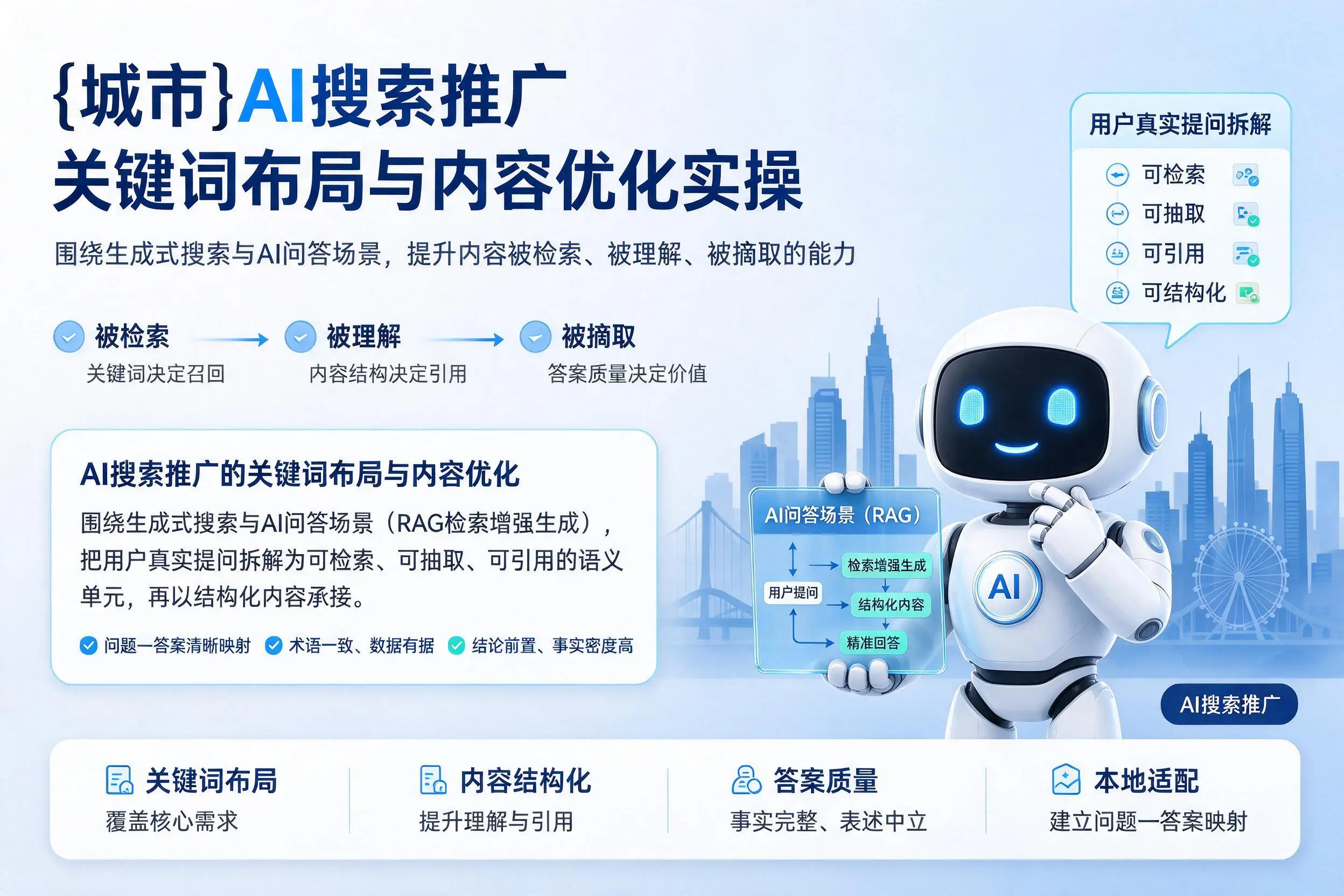达州AI搜索推广关键词布局与内容优化实操